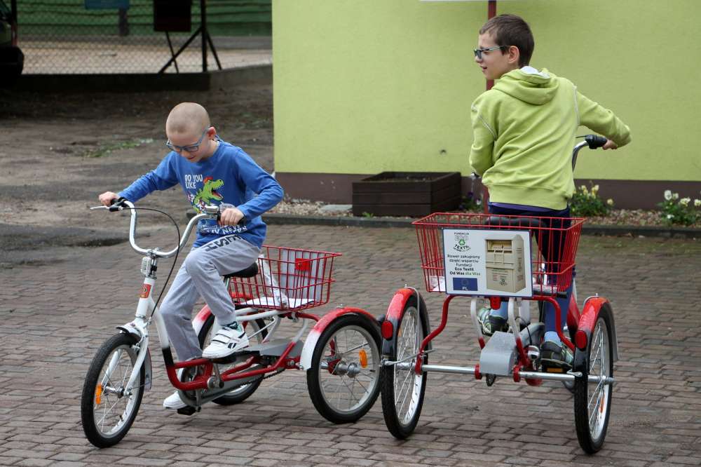 Fundacja Eco Textil  rozdaje rowery