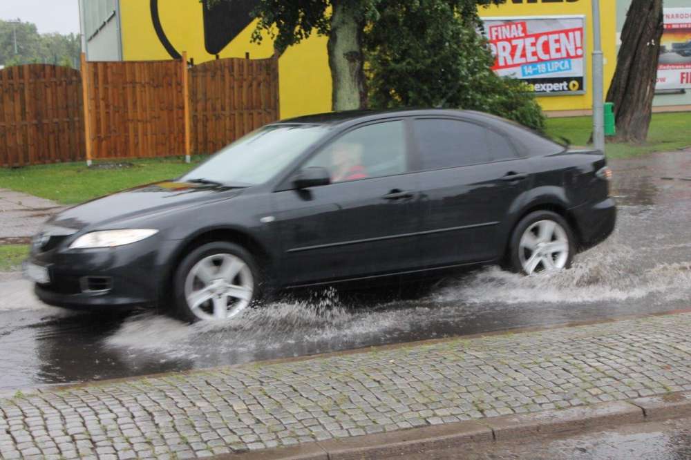 Złotów tonie - zobacz jak działa kanalizacja deszczowa w mieście