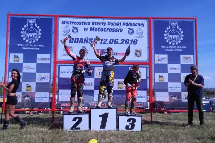 Darek Malczewski na podium Mistrzostw Polski