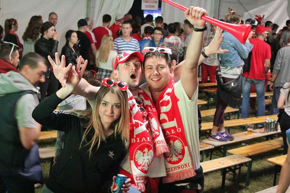 Mecz Niemcy – Polska w złotowskiej strefie kibica