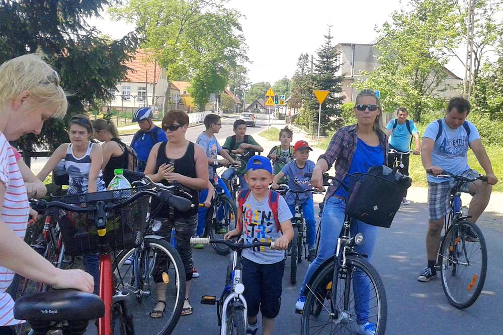 Rodzinny wypad rowerowy w Górznej