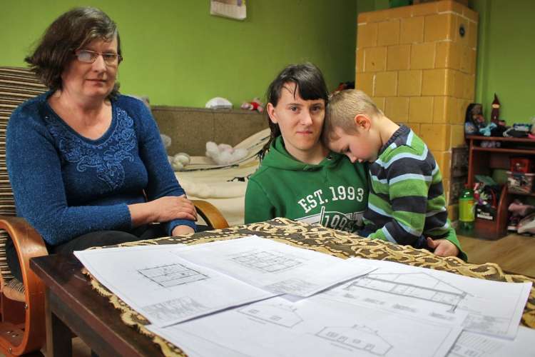 Pogorzelcy z Górznej mają już projekt nowego domu. Potrzeba pieniędzy na budowę