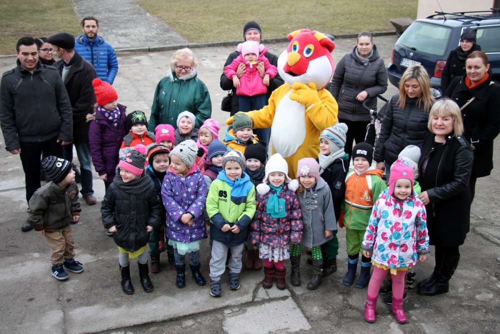Biedronki z Przedszkola Nr 2 spotkały Wielkanocnego Zajączka