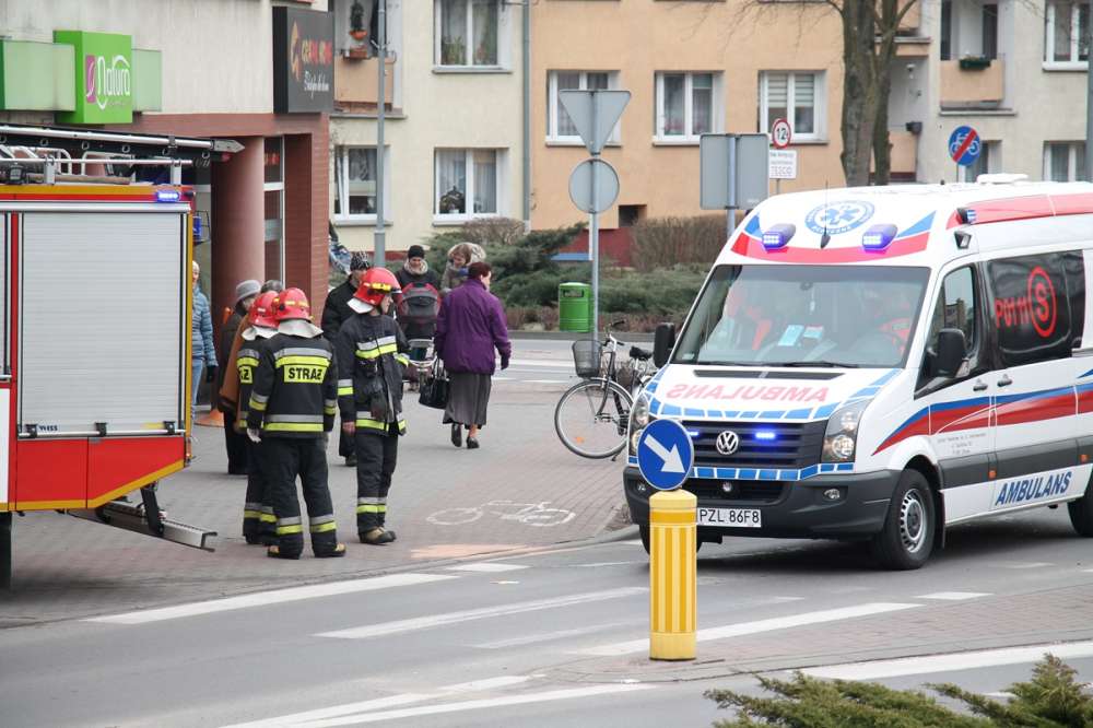 Wypadek w centrum Złotowa