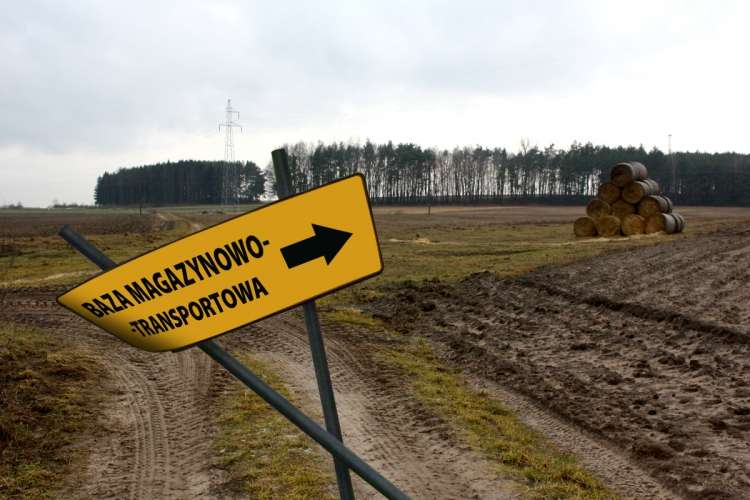 Mieszkańcy Blękwitu nie chcą za sąsiada bazy Sanikontu. Protestują