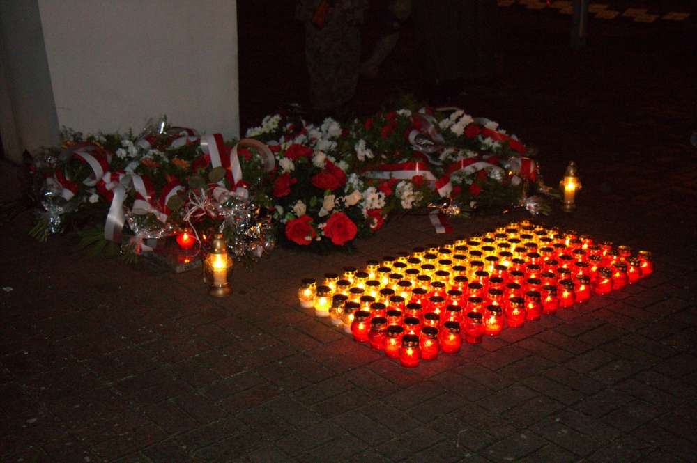 Capstrzyk z okazji 71 rocznicy wyzwolenia Złotowa