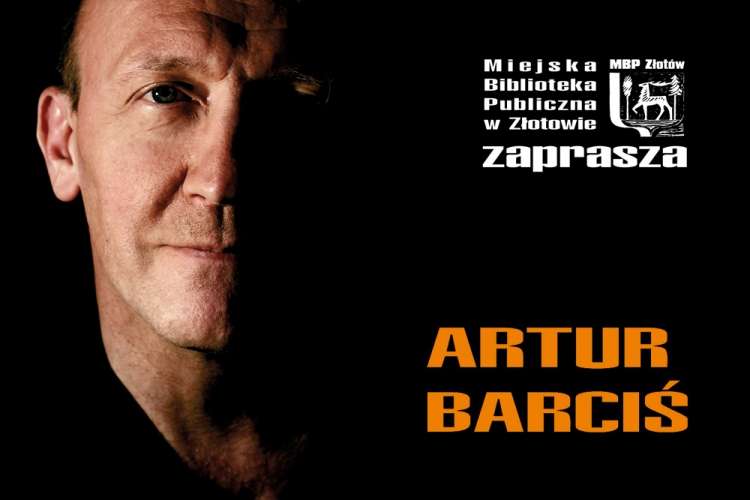 Artur Barciś w Kawiarence Literackiej MBP