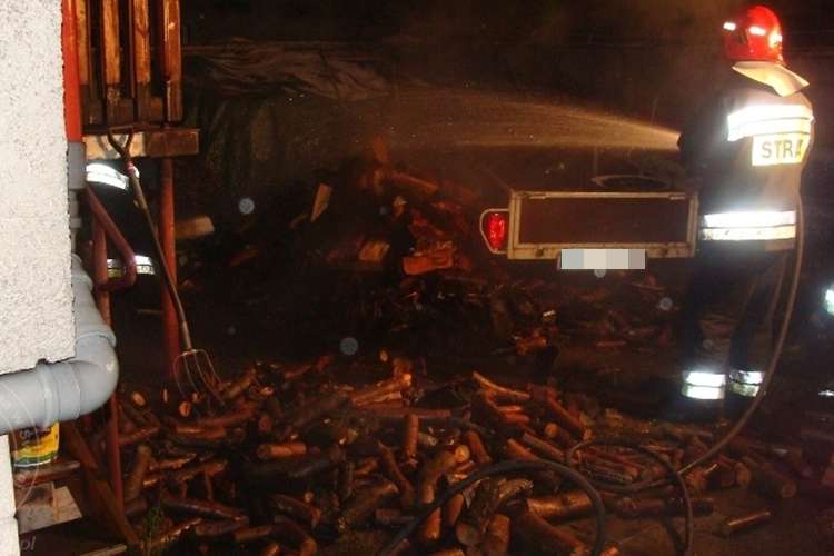 Nocny pożar na Słonecznej. Czyżby podpalenie?