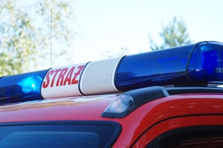 Żeleźnica. Stodoła w ogniu