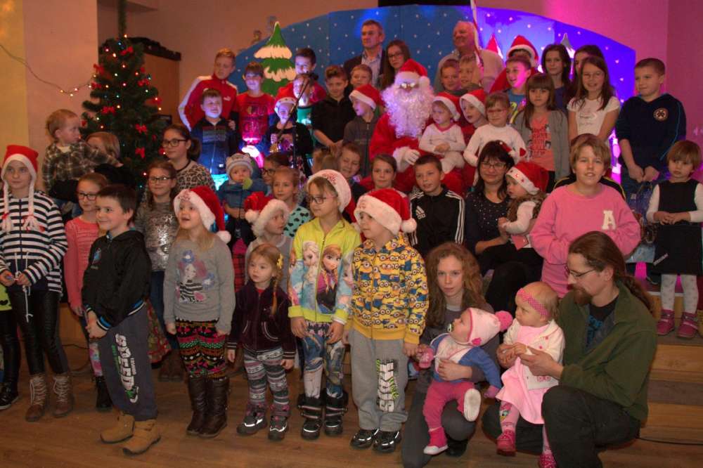 Święty Mikołaj przywiózł prezenty do Borucina