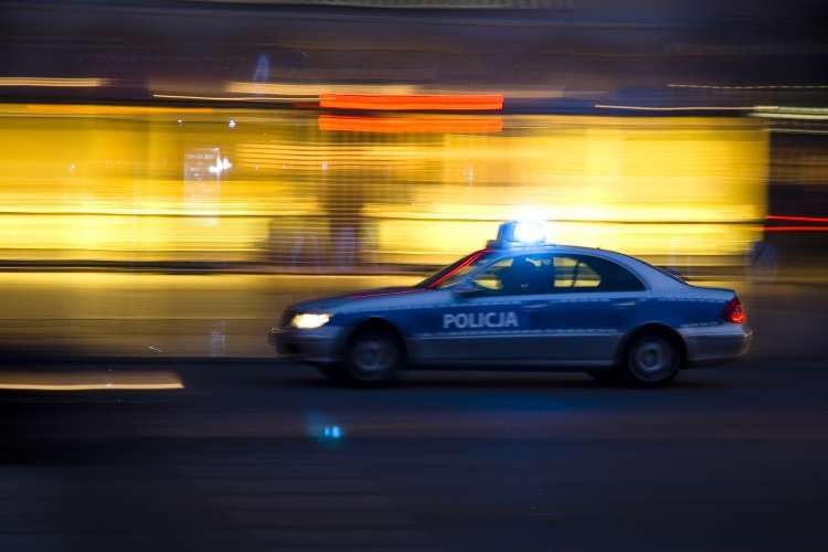 Policyjny pościg za volkswagenem