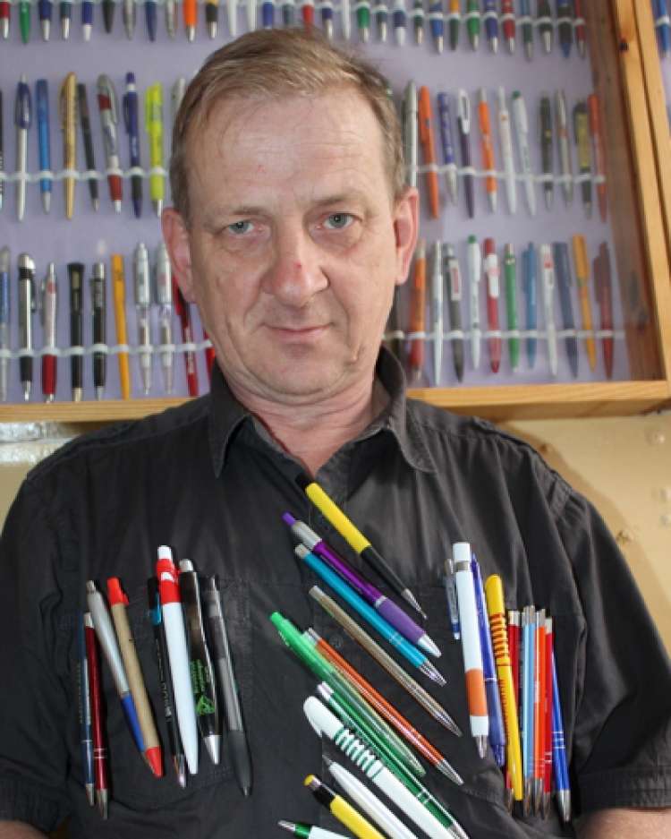 Kulasek i długopisy