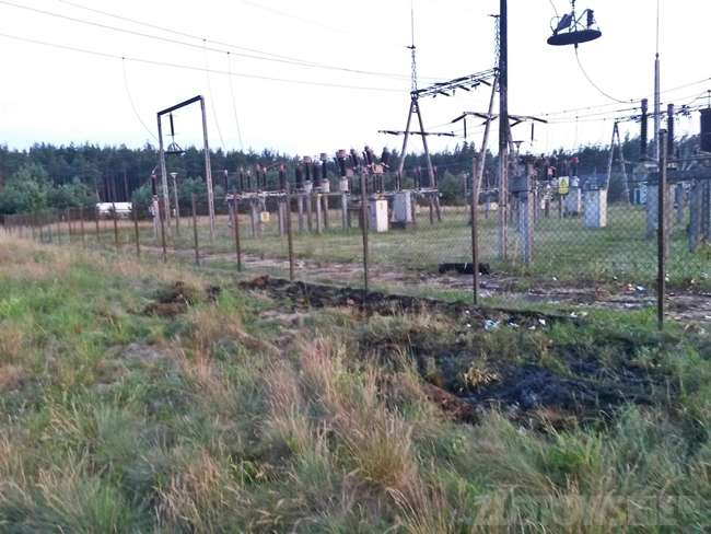 Pożar na terenie GPZ w Jastrowiu