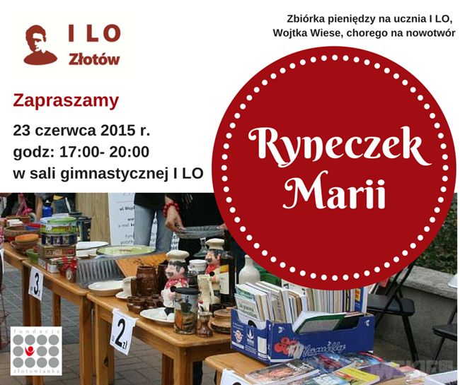 Maria zaprasza na ryneczek 