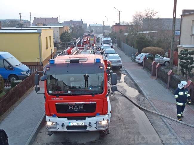 Pożar przy ul. Zielnej 