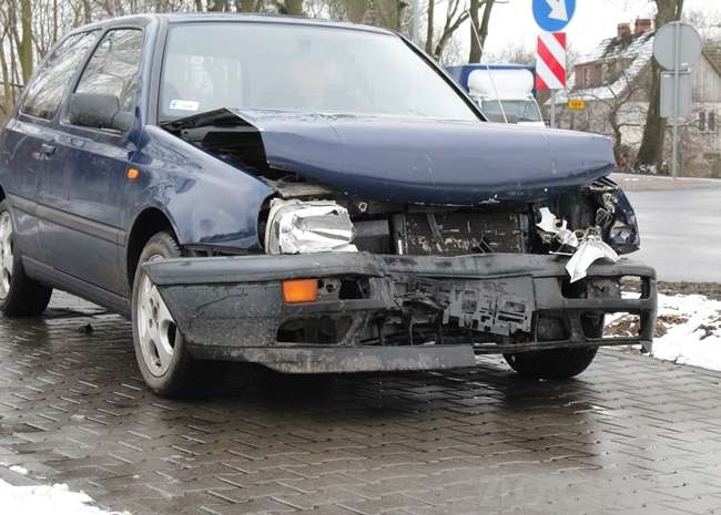 Kolizja przy przepompowni 