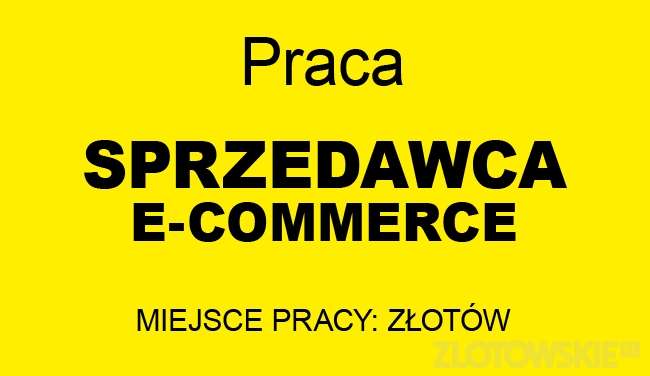 Praca - poszukiwany sprzedawca e-commerce