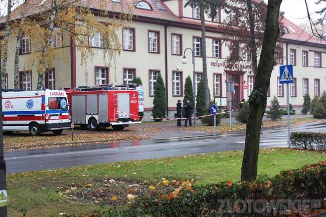 Alarm bombowy w Urzędzie Skarbowym 