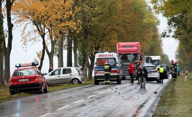 Złotów. Kolizja z udziałem radiowozu