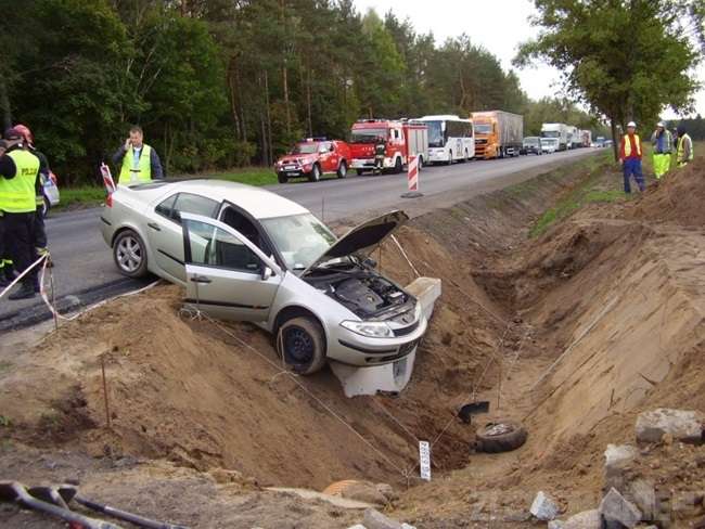 Kolizja na trasie Podgaje-Jastrowie