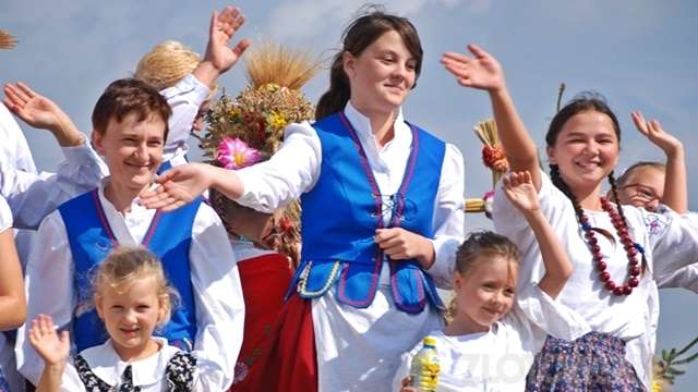 Dożynki gminne gminy Łobżenica w Kościerzynie Małym
