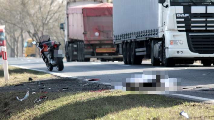 Młody motocyklista nie żyje