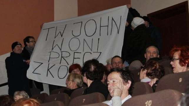 Protestowali przeciwko wizycie Passenta w Złotowie. Uważają, że rozsławili miasto