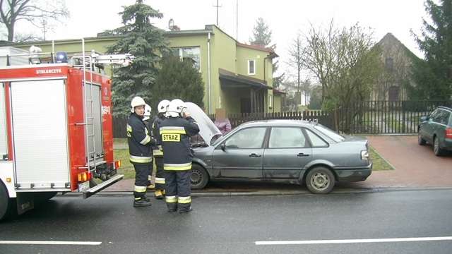 Skórka: volkswagen stanął w płomieniach 