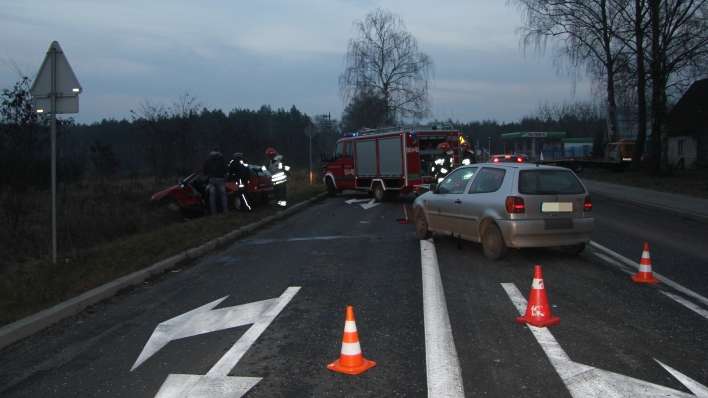 Zderzenie pojazdów na ulicy Chojnickiej