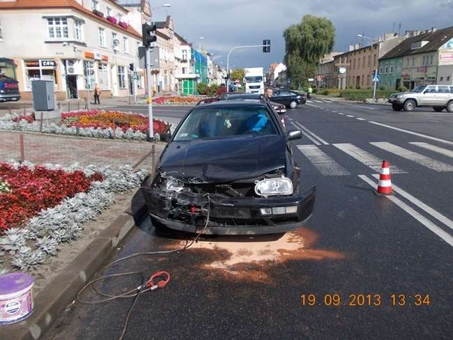 Kolizja na skrzyżowaniu