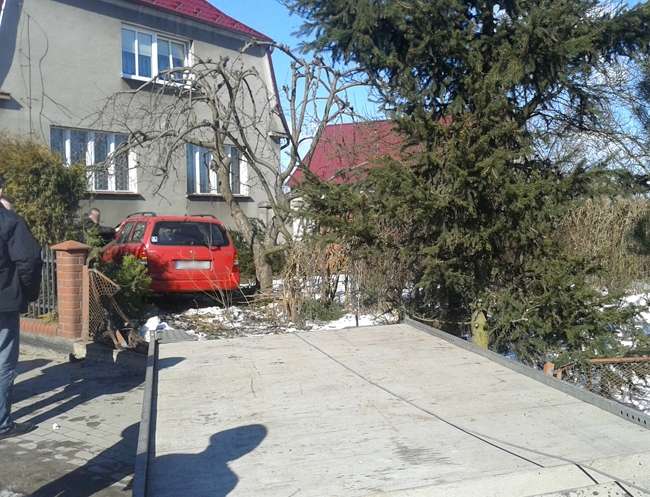 Pomylił gaz z hamulcem