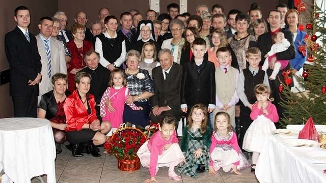Ozłoceni małżonkowie