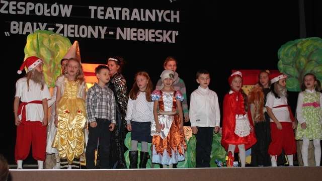Biały - zielony - niebieski