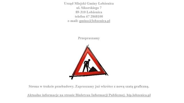 W przebudowie stałej