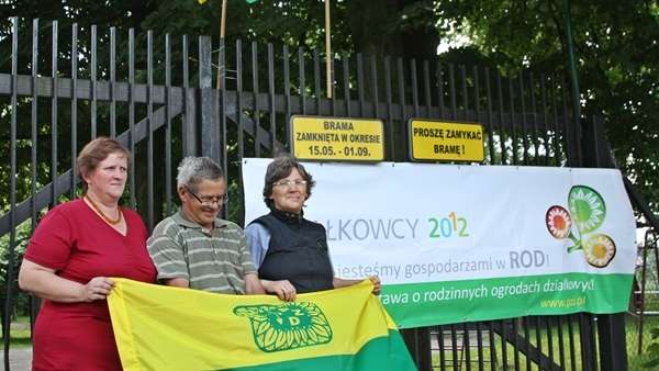 Działkowcy protestują 