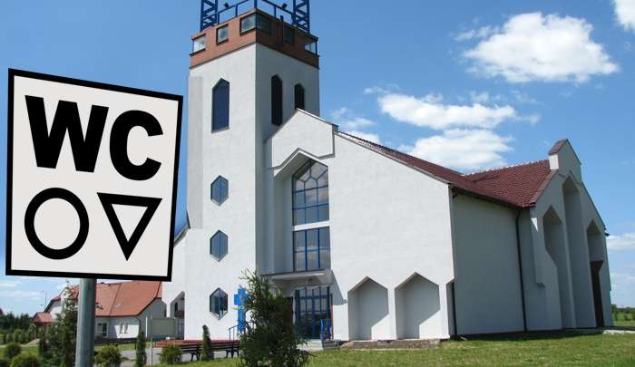 Kościół z szaletem