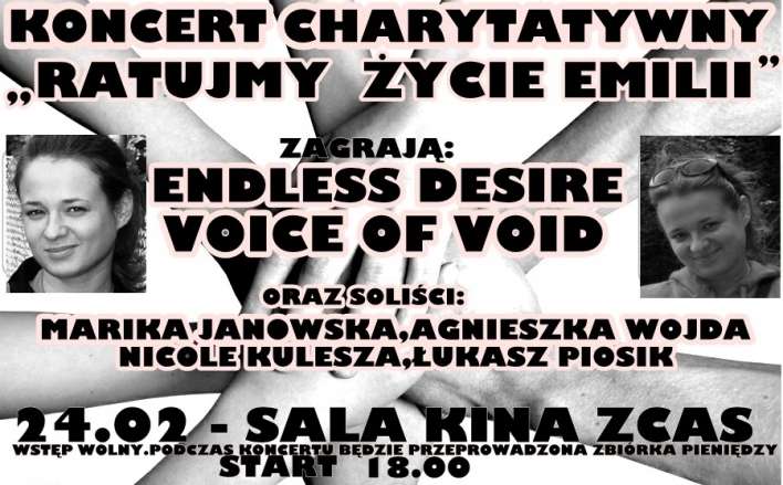 Koncert charytatywny - Ratujmy życie Emilii
