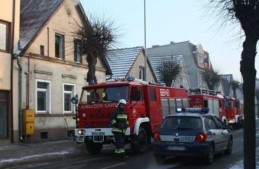 Pożar budynku mieszkalnego