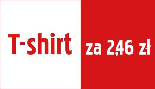 T-shirt za 2,46 zł