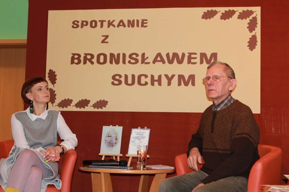 Wernisaż Bronisława Suchego w złotowskiej bibliotece