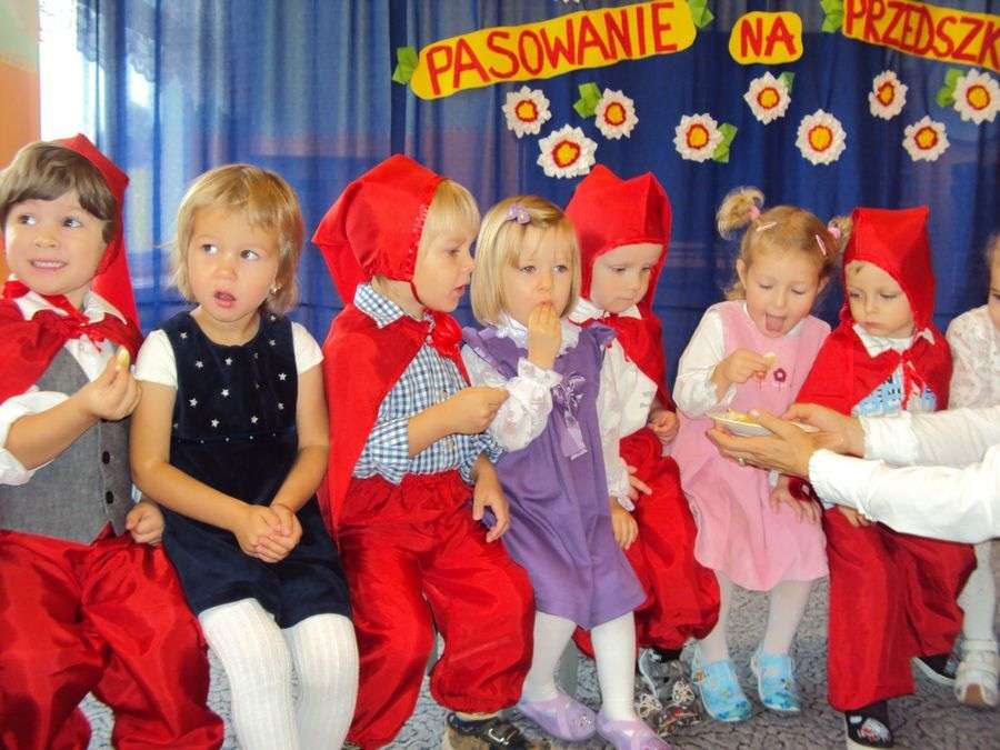Uroczyste pasowanie w przedszkolu nr 4
