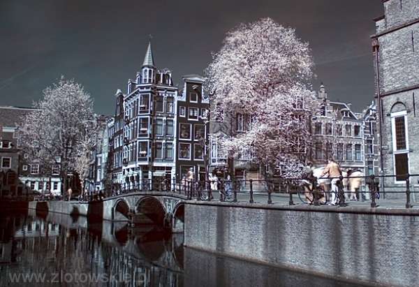 Amsterdam w podczerwieni