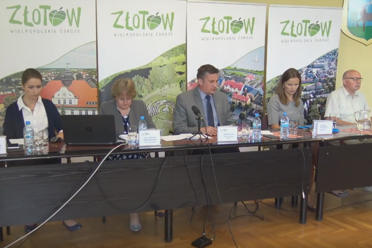 Konferencja prasowa w złotowskim urzędzie miejskim [WIDEO]
