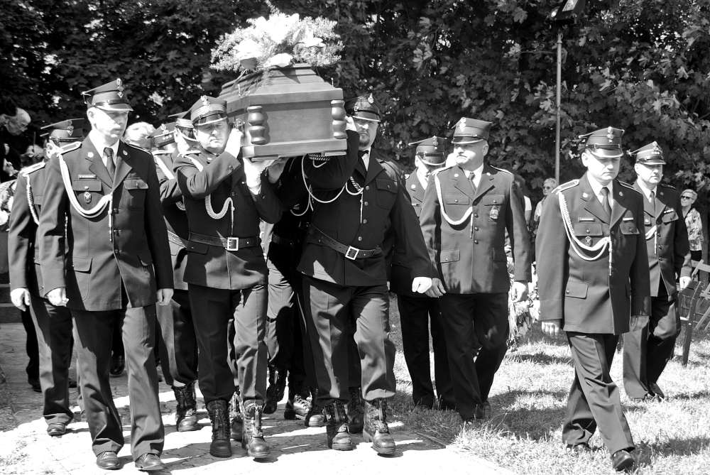 Ostatnie pożegnanie śp. dh Piotra Baranowskiego