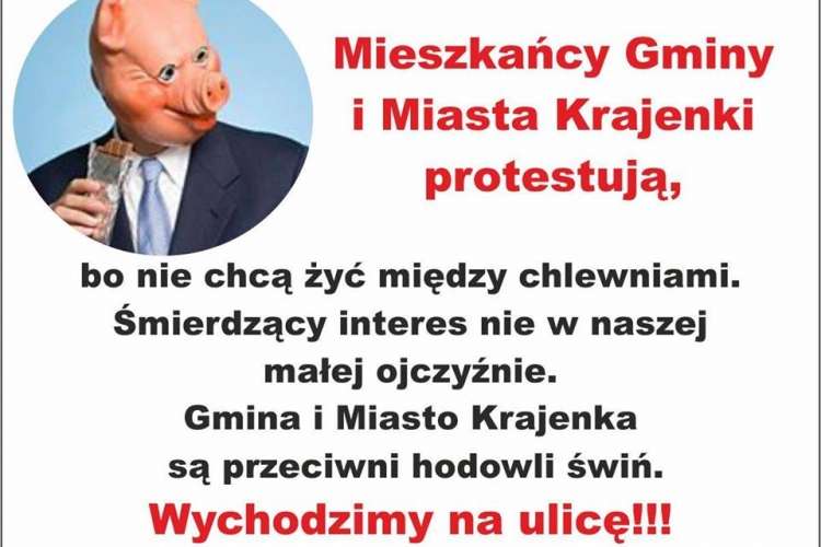 Mieszkańcy Krajenki będą protestować