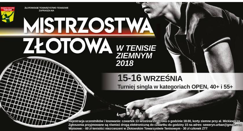 Zaproszenie na Mistrzostwa Złotowa w tenisie ziemnym