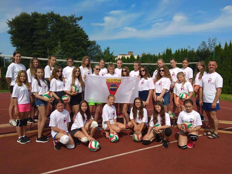 Akademia Siatkówki Sparty Złotów na obozie sportowym