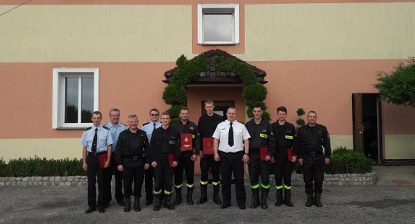 Awanse złotowskich strażaków