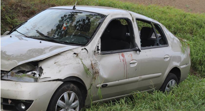 Wypadek na trasie Klukowo - Krajenka