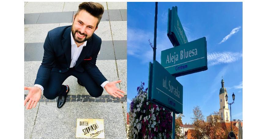 Bartek Szopiński ma swoją tabliczkę w Alei Bluesa
